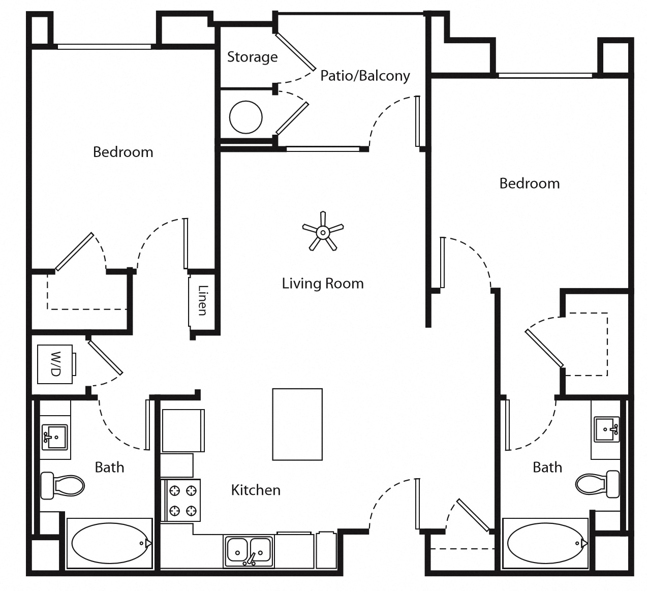 Corona, CA Metro at Main Apartments 2 bedroom 2 bath
